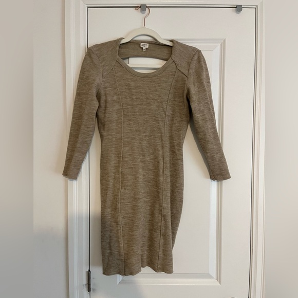 Wilfred Sweater Dress in camel colour. - Picture 1 of 2